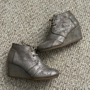 Toms Desert Wedge - Gunmetal